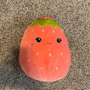 8in Strawberry Squishmallow (Strawberry scented!)
